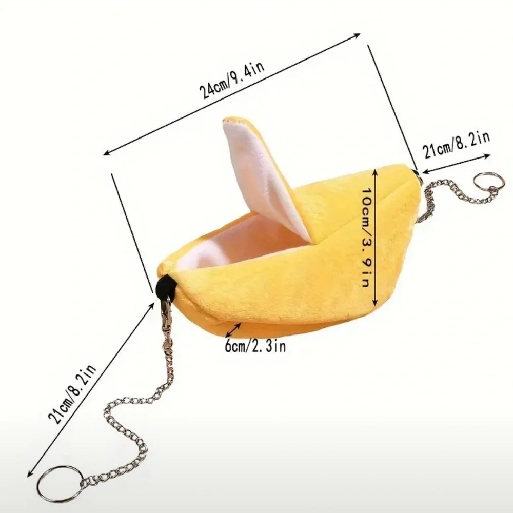 Yellow Banana-Shaped Creature Hammock